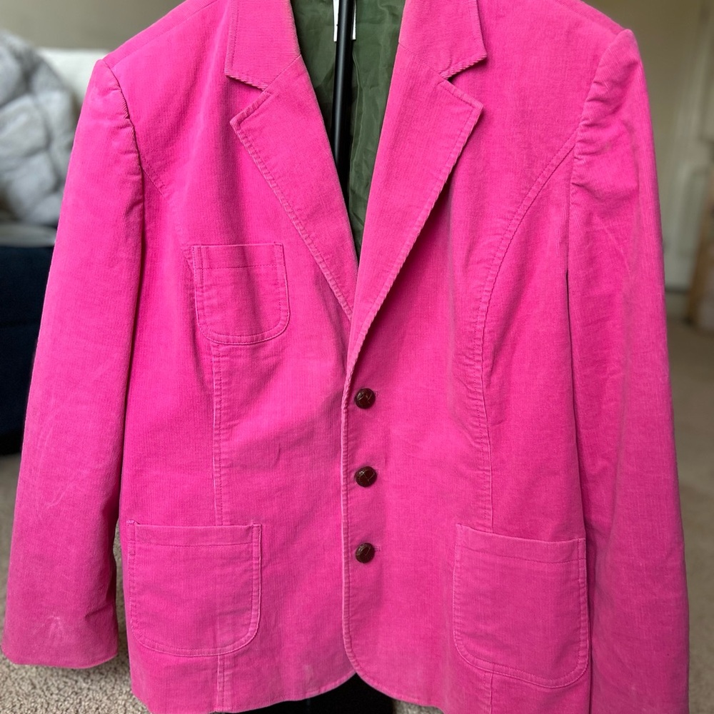 Lilly Pulitzer Corduroy Blazer with Elbow Patches